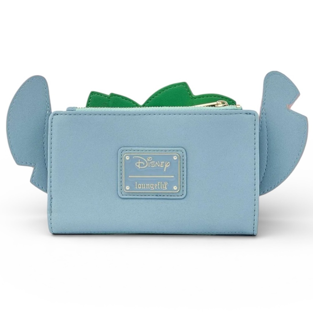 Loungefly Disney Stitch Ears Luau Zip Wallet - NWT - Picture 2 of 6